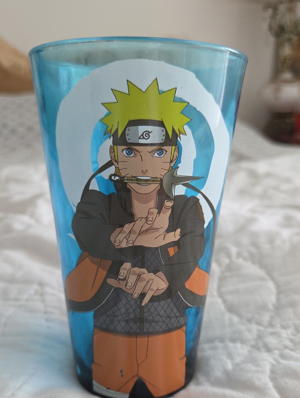 Funky Blue Naruto And Sailor Moon  Graphic Drinking Cup - Anime Dinnerware